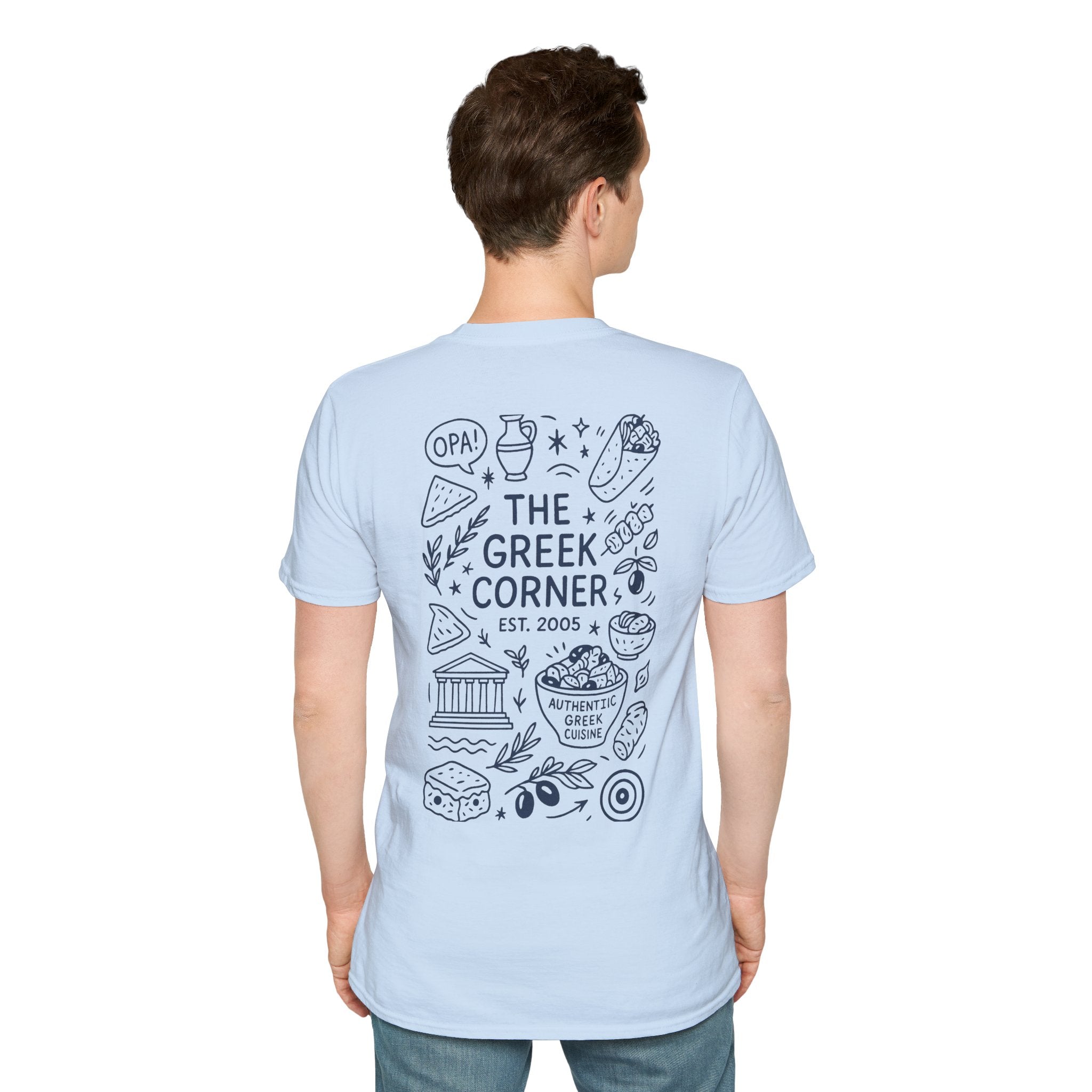 Greek Corner Orlando Doodle T-Shirt