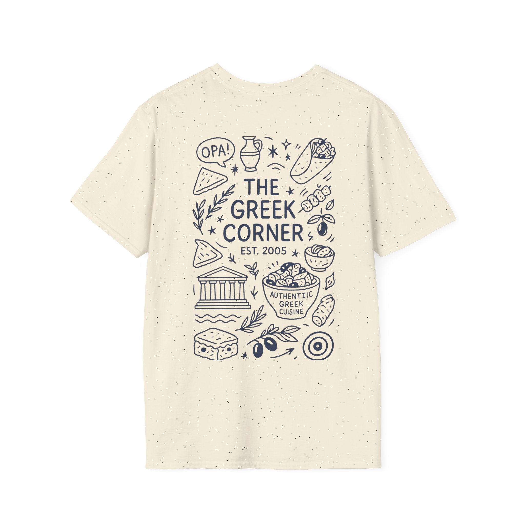 Greek Corner Orlando Doodle T-Shirt