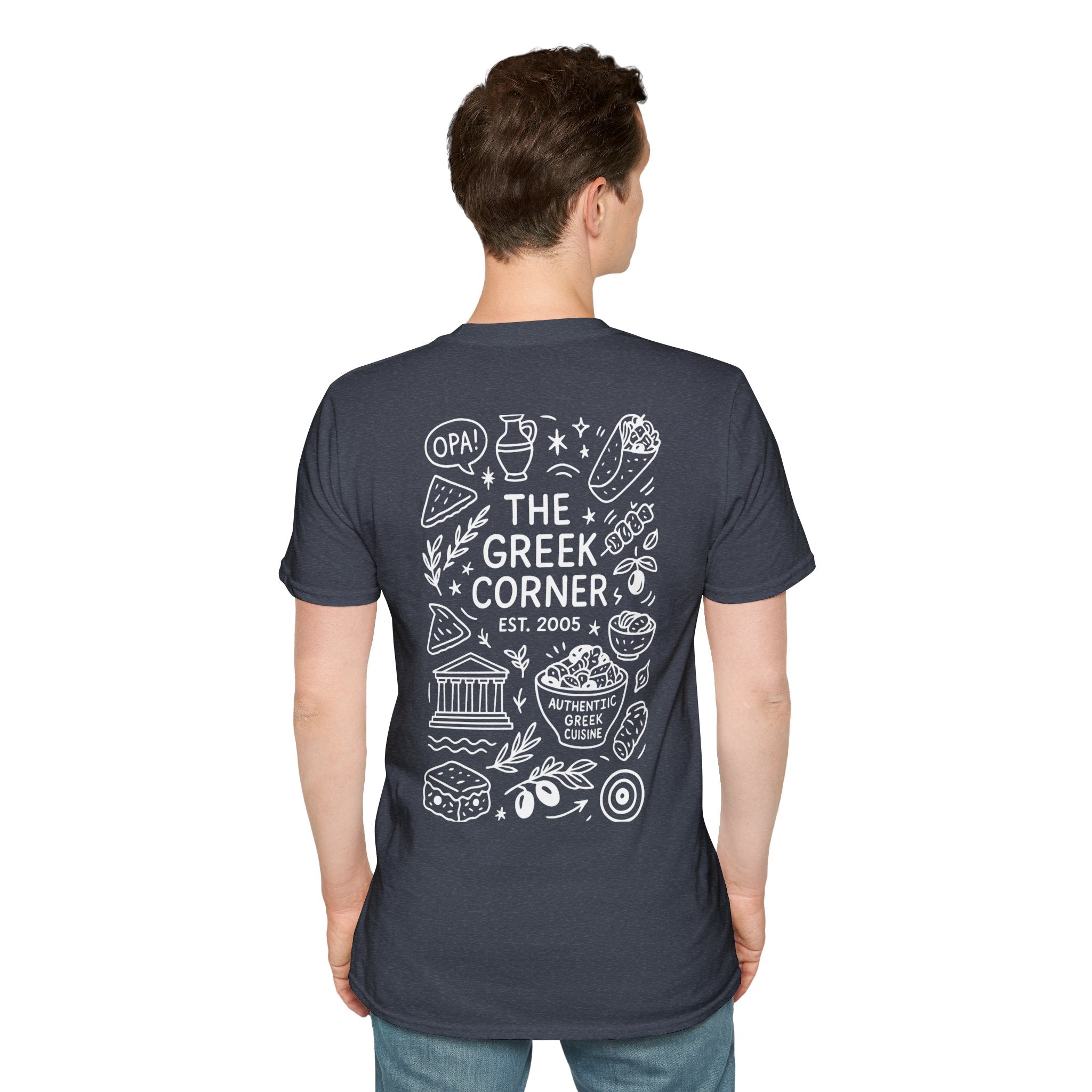 Greek Corner Orlando Doodle T-Shirt