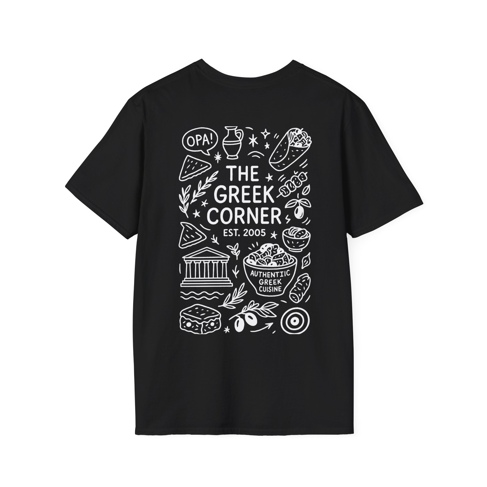 Greek Corner Orlando Doodle T-Shirt