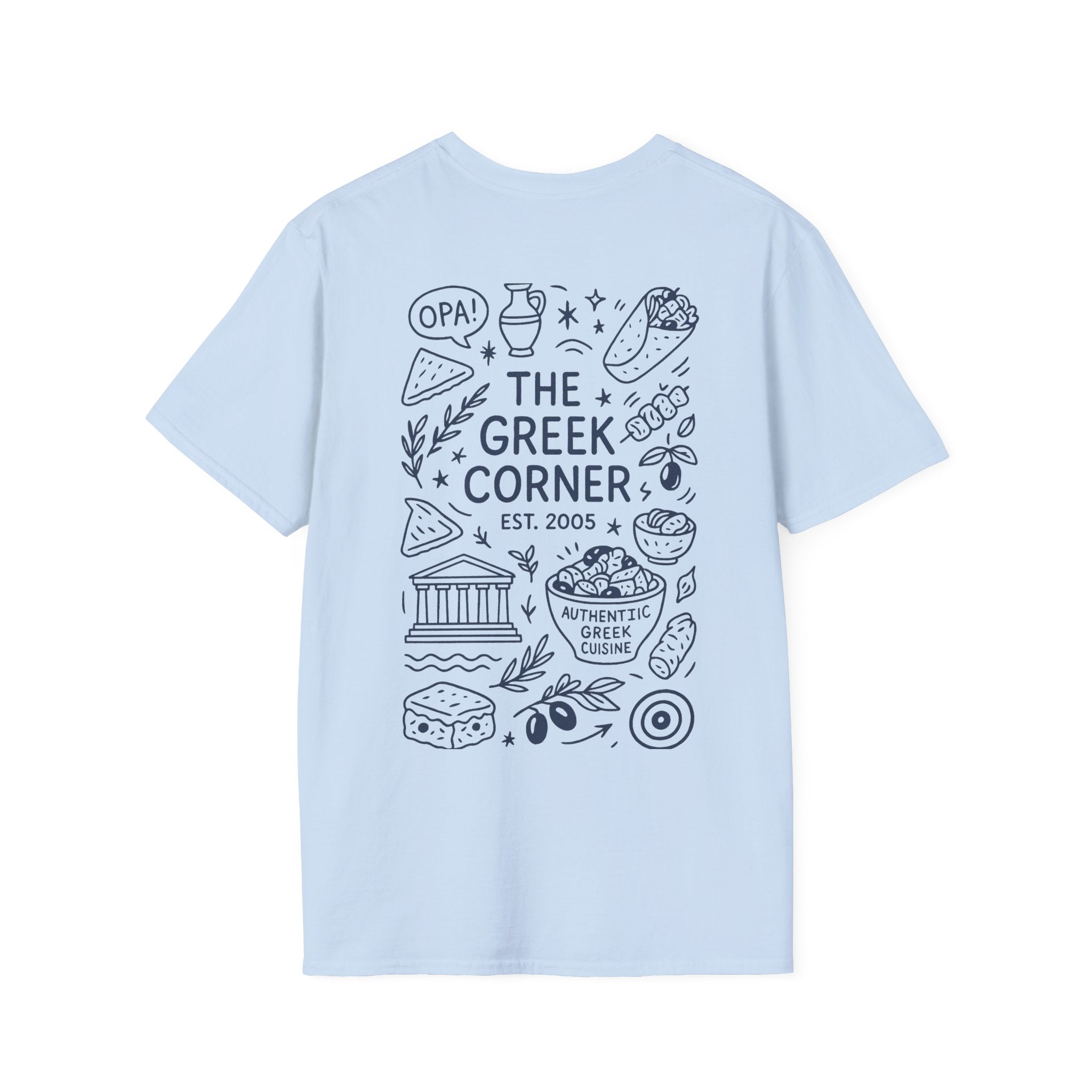 Greek Corner Orlando Doodle T-Shirt