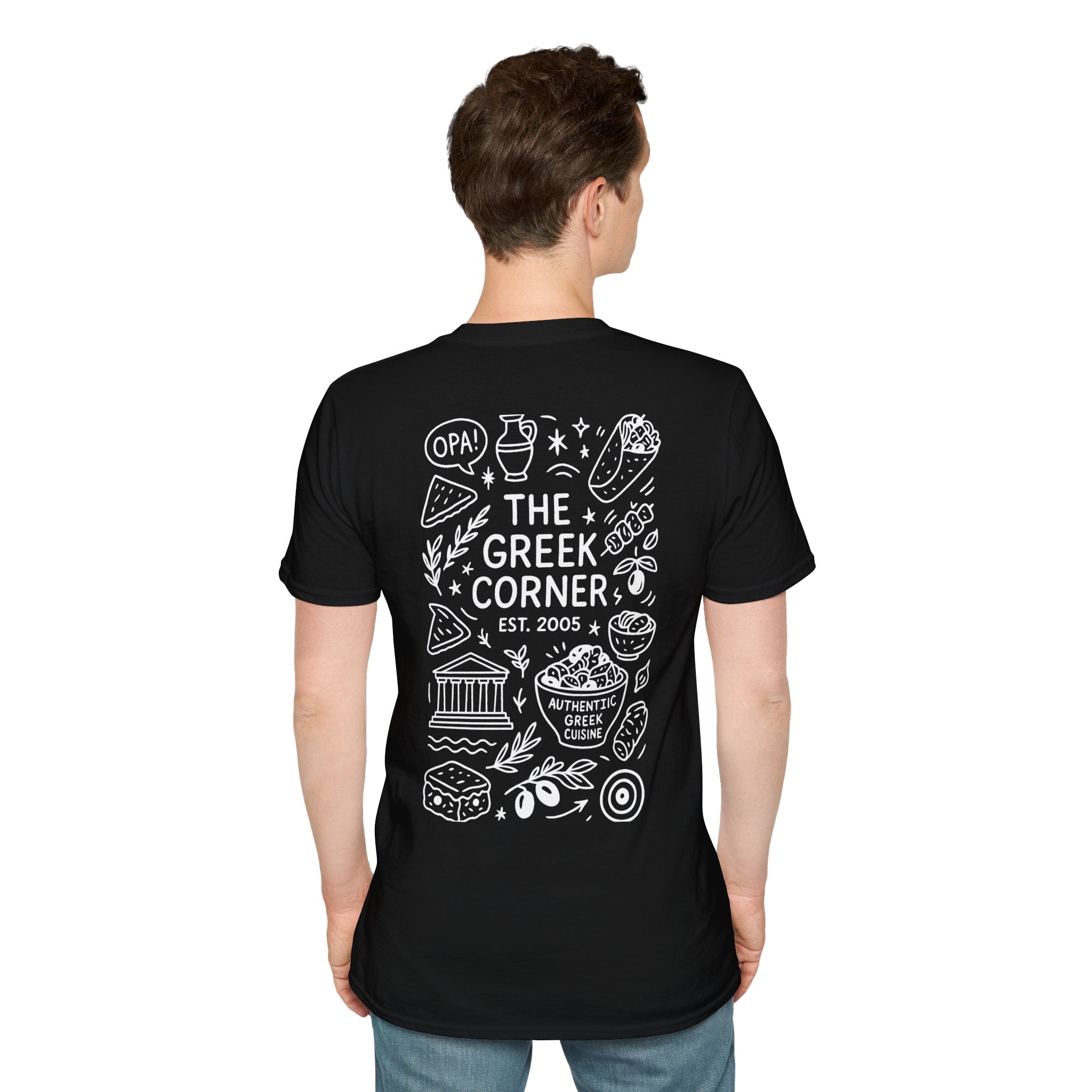 Greek Corner Orlando Doodle T-Shirt