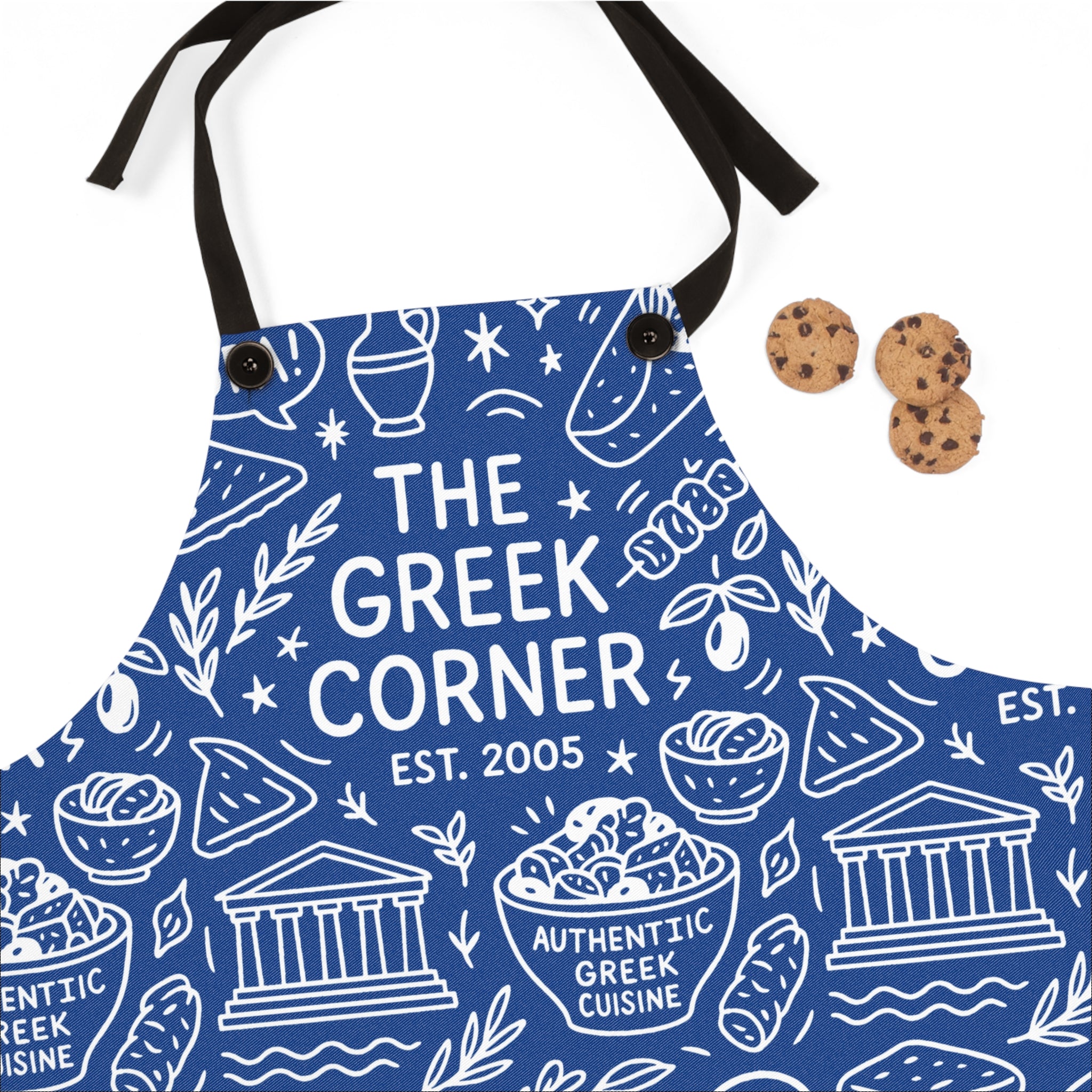 The Greek Corner Orlando Doodle Style Apron