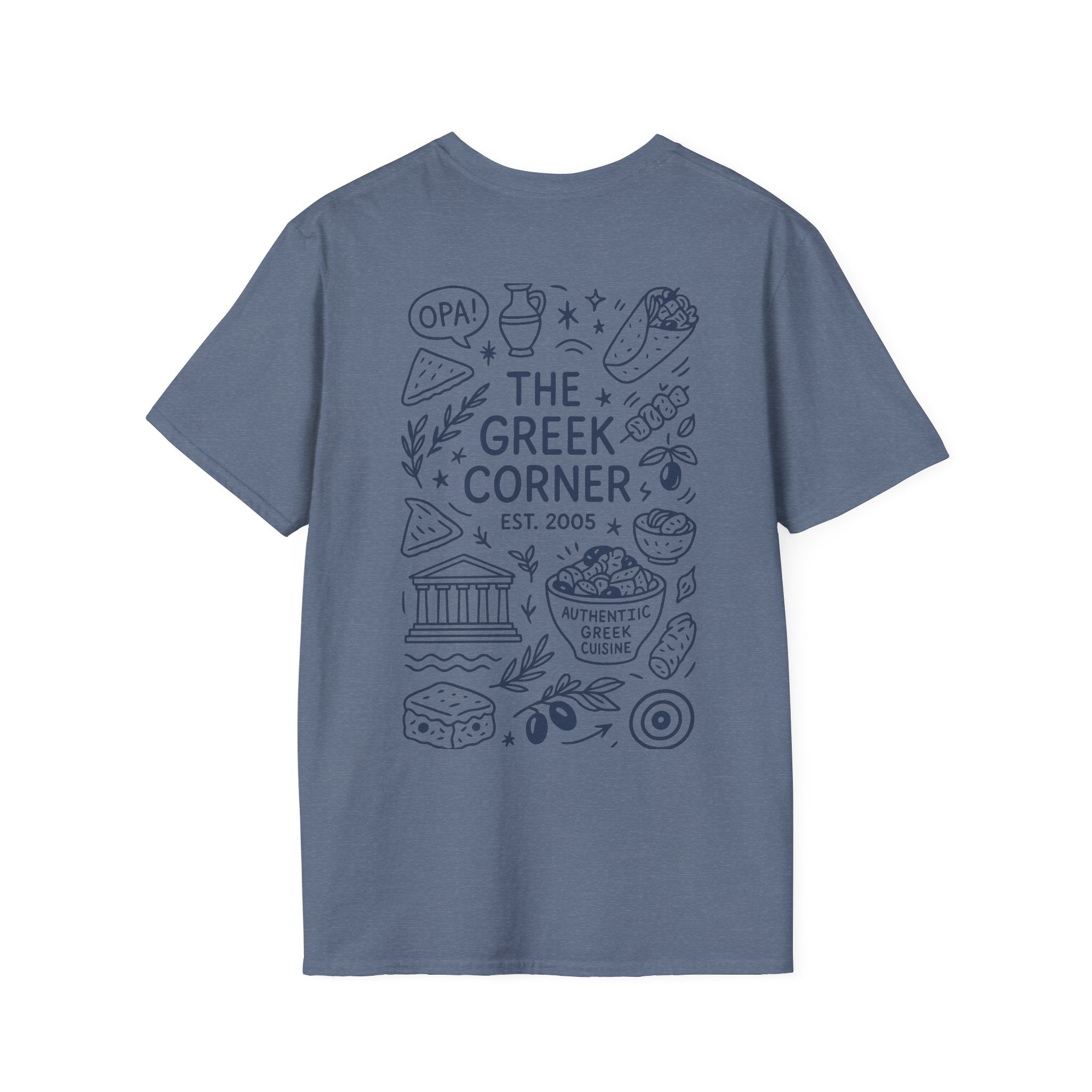 Greek Corner Orlando Doodle T-Shirt