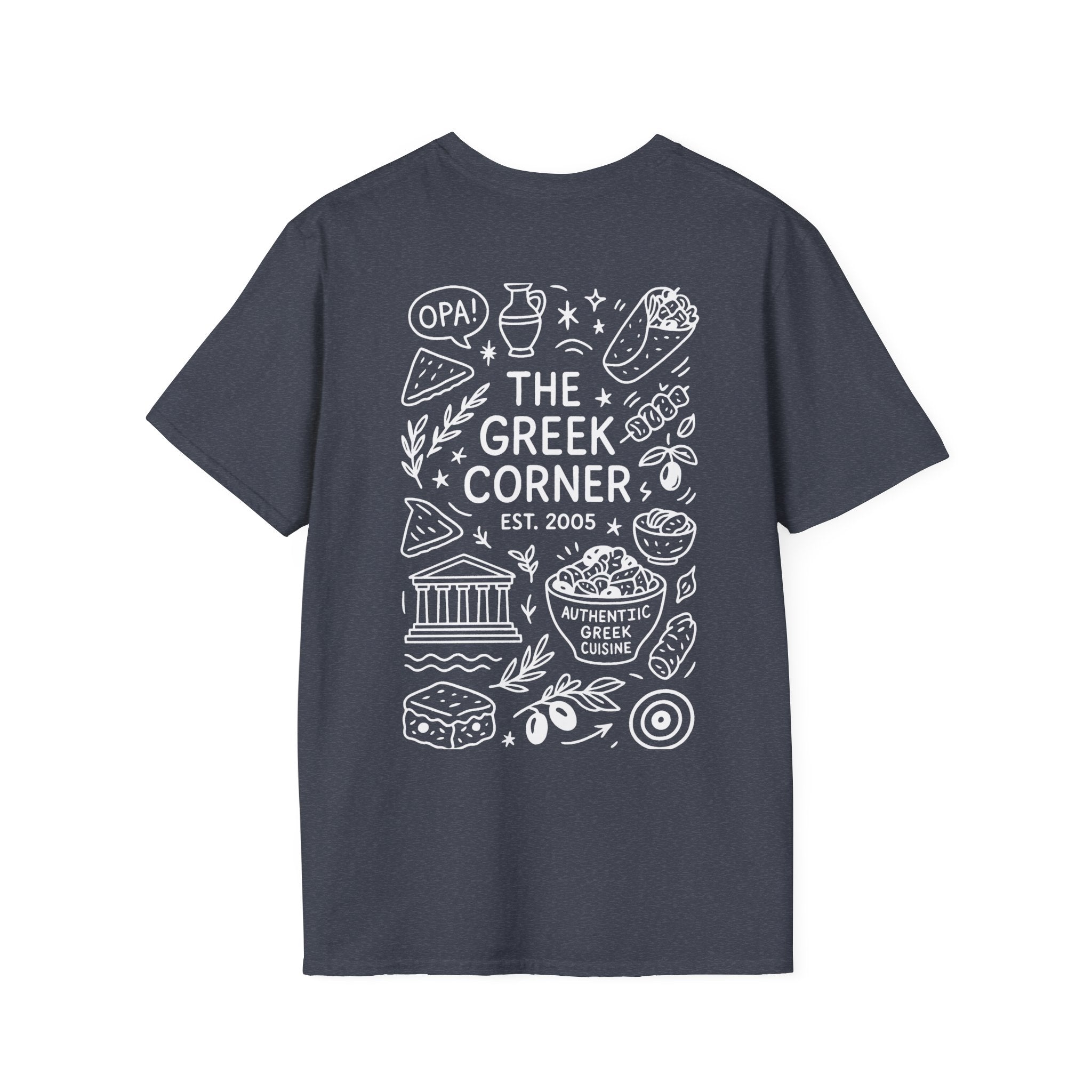 Greek Corner Orlando Doodle T-Shirt