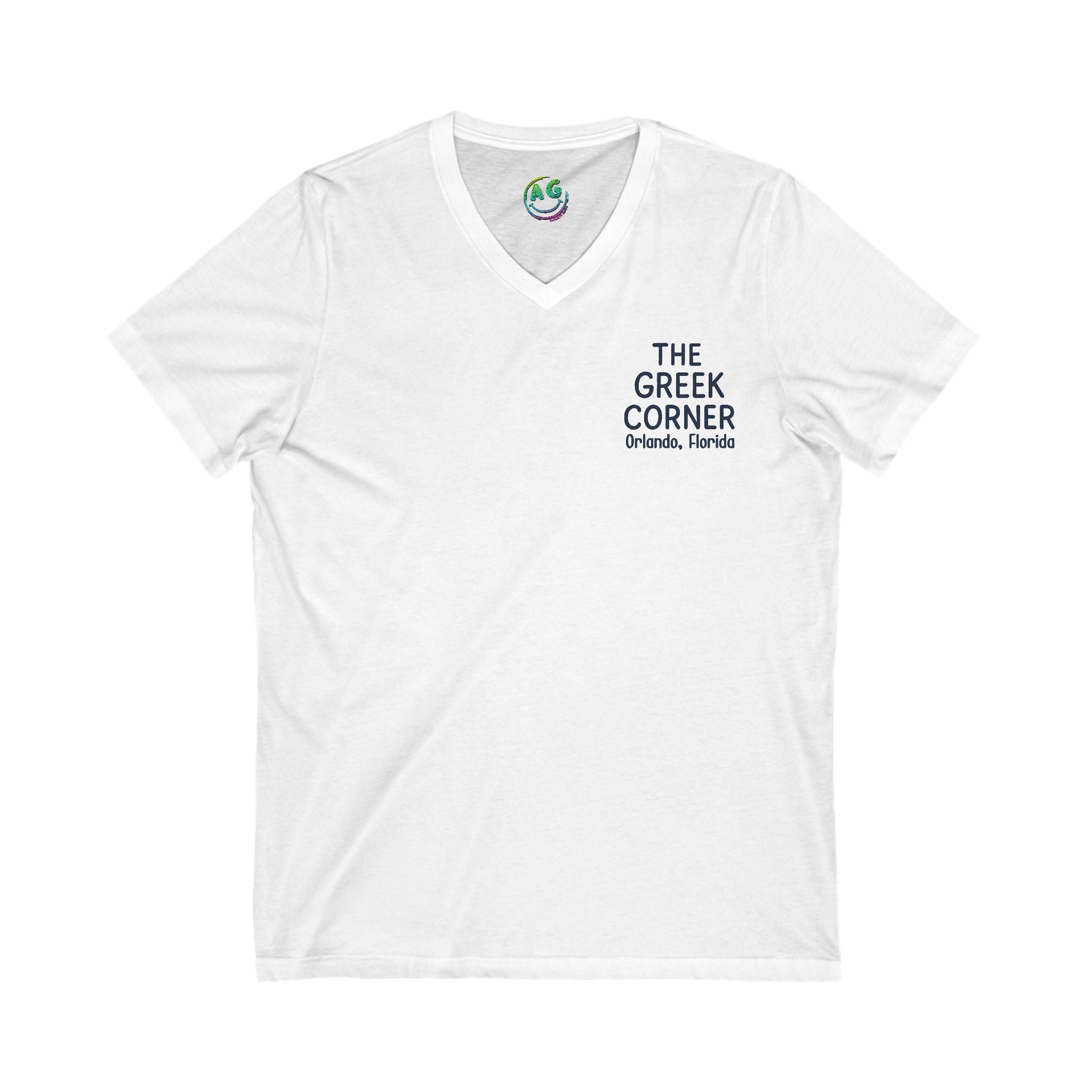 Greek Corner Orlando Doodle V-Neck Tee