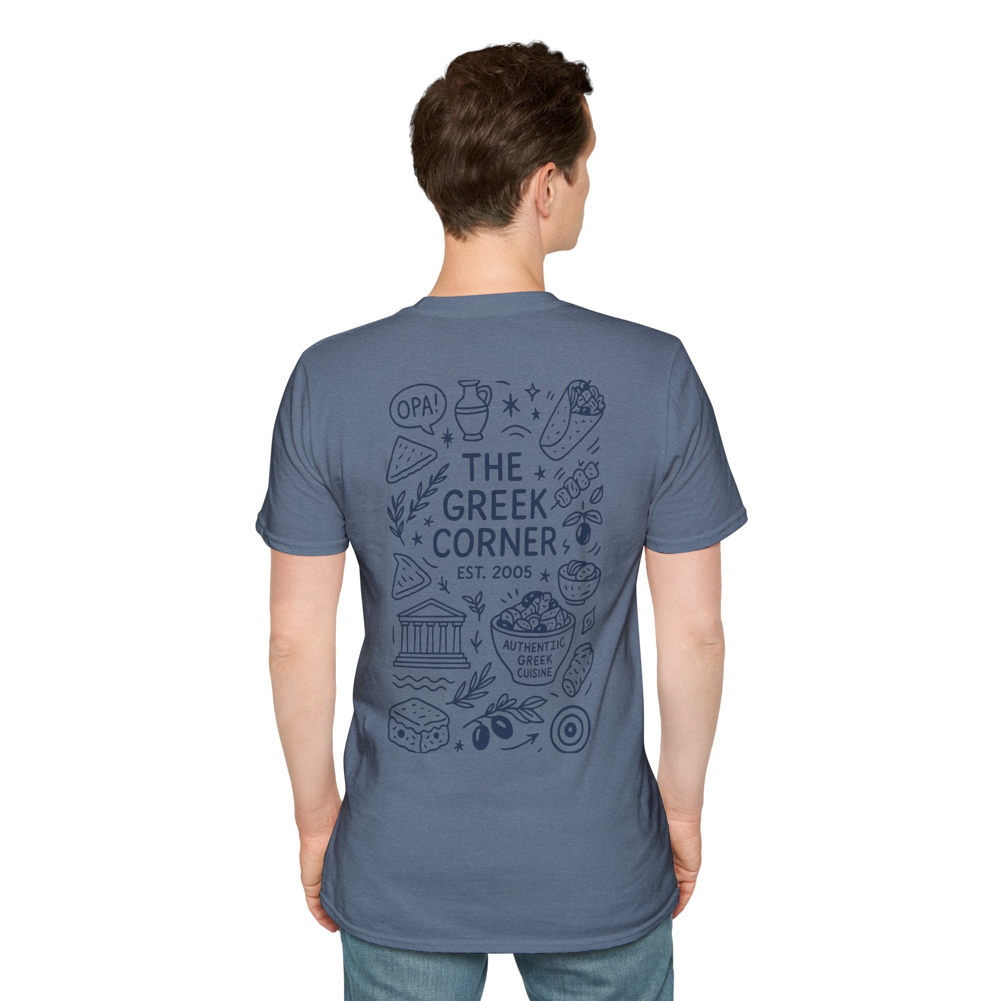 Greek Corner Orlando Doodle T-Shirt