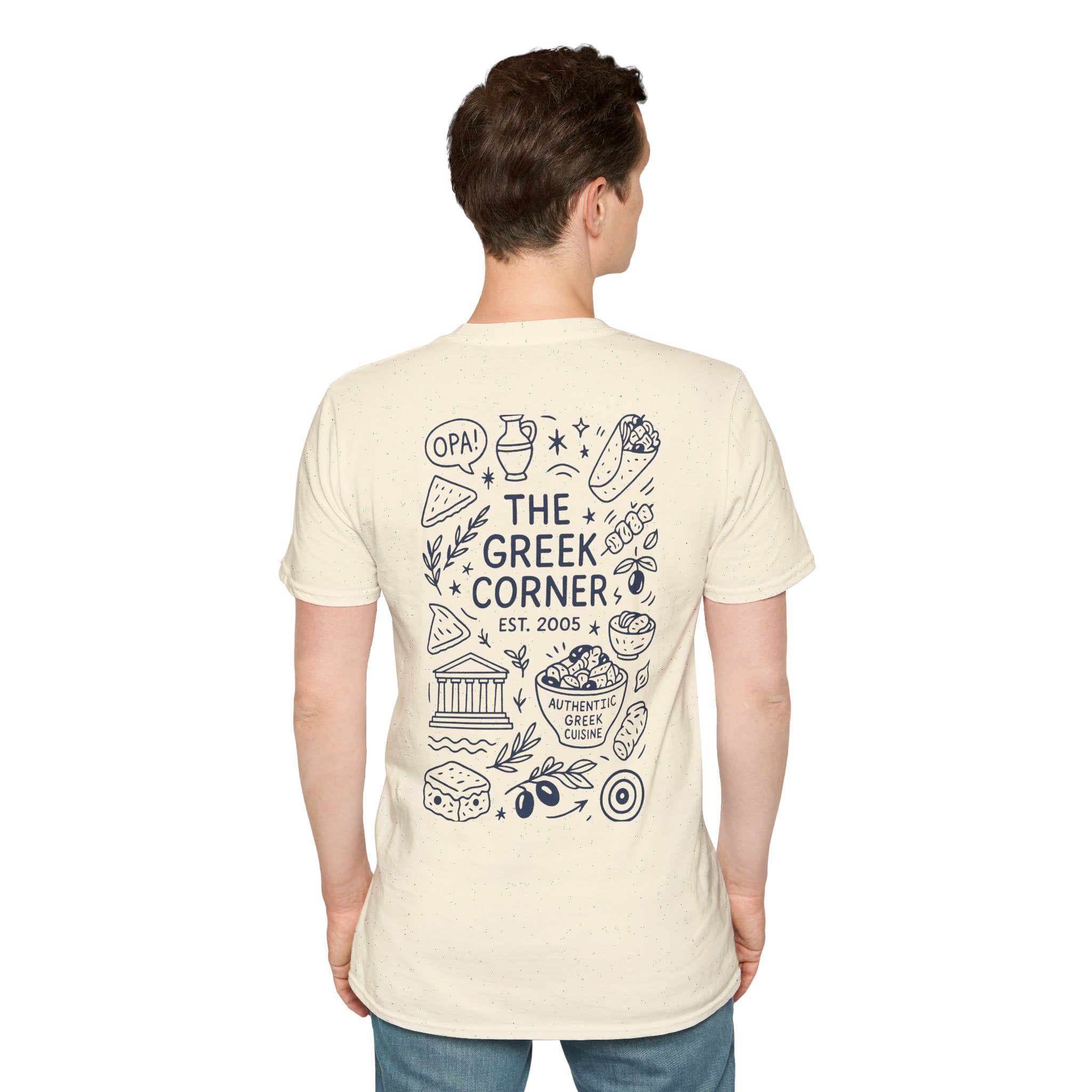 Greek Corner Orlando Doodle T-Shirt