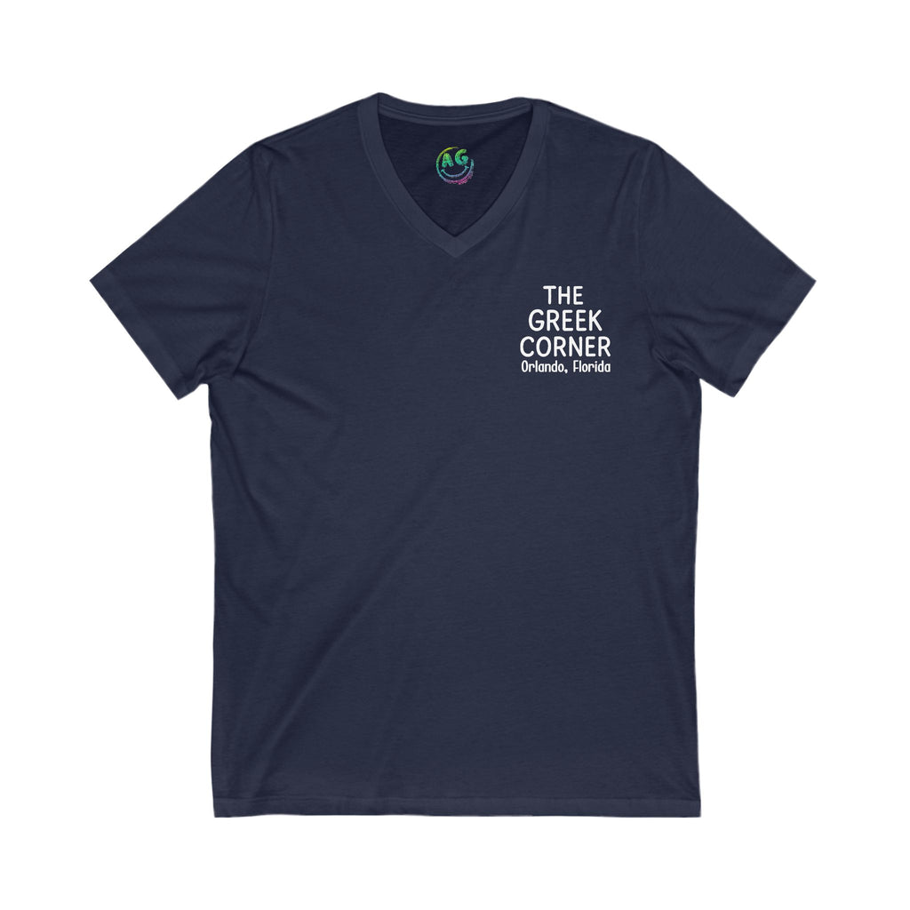 Greek Corner Orlando Doodle V-Neck Tee
